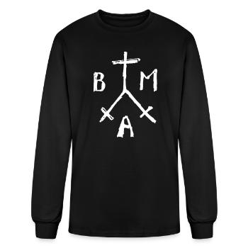 Sois mon Sigil Ancien Atlantique - T-shirt à manches longues Homme - noir - Devant