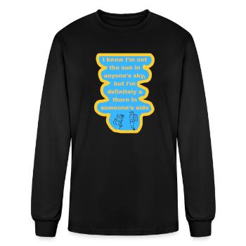 Thorn in Someone’s Sky Tee - Men's Long Sleeve T-Shirt - black - Front