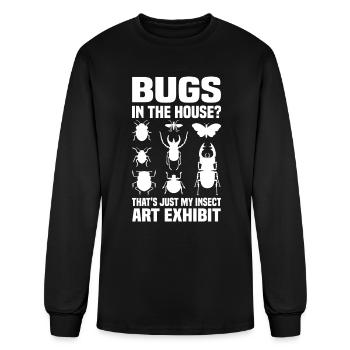 insect collector - Men's Long Sleeve T-Shirt - black - Front