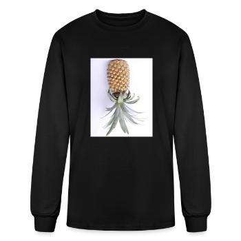 pineapple - Men's Long Sleeve T-Shirt - black - Front