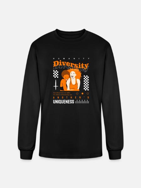Diversity - Men's Long Sleeve T-Shirt - black