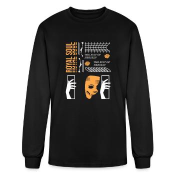 Royal Soul - Men's Long Sleeve T-Shirt - black - Front