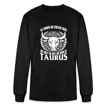 Taurus - Men's Long Sleeve T-Shirt - black - Front