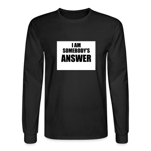The Answer - Men's Long Sleeve T-Shirt
