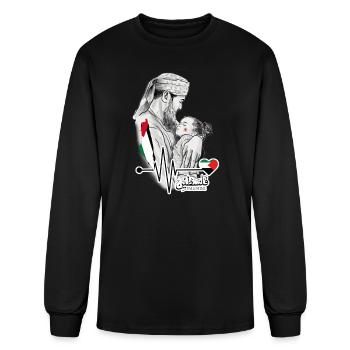 soul of my soul - Palestine Gaza - Men's Long Sleeve T-Shirt - black - Front