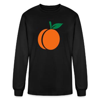 Apricot - Men's Long Sleeve T-Shirt - black - Front