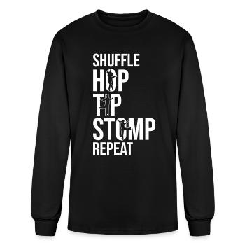 tap dancer - Men's Long Sleeve T-Shirt - black - Front