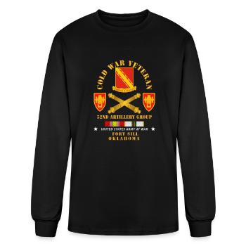 52nd Artillery Group Fort Sill OK - Men's Long Sleeve T-Shirt - black - Front