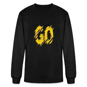go away - Men's Long Sleeve T-Shirt - black - Front