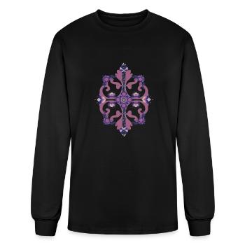 ORNAMENTAL DESIGN - Men's Long Sleeve T-Shirt - black - Front