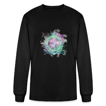 Copy of Watch Out Fi Dem PPL Deh - Men's Long Sleeve T-Shirt - black - Front