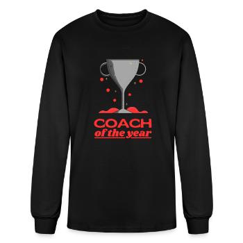 Coach of the year - Men's Long Sleeve T-Shirt - black - Front