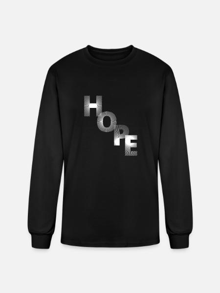 Hope design - Men's Long Sleeve T-Shirt - black