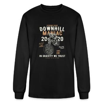 Downhill Maniac Extremely Sport - Men's Long Sleeve T-Shirt - black - Front