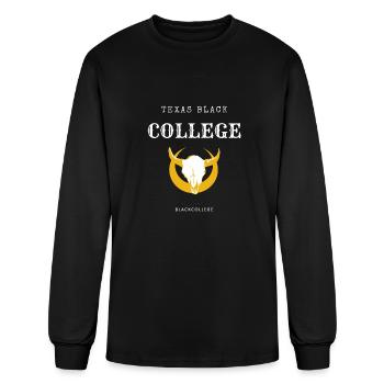 Texas Bison Black College (Team Edition) - Men's Long Sleeve T-Shirt - black - Front