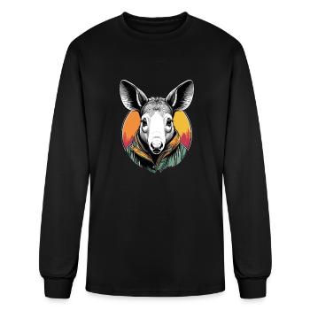 Aardvark - Men's Long Sleeve T-Shirt - black - Front