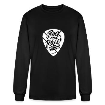 Plectrum Rock and Roll - Men's Long Sleeve T-Shirt - black - Front
