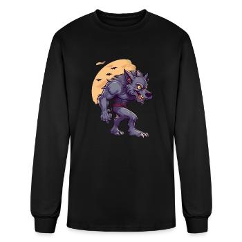 Halloween Werewolf - Men's Long Sleeve T-Shirt - black - Front