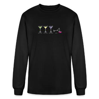 Martini Floor - Men's Long Sleeve T-Shirt - black - Front