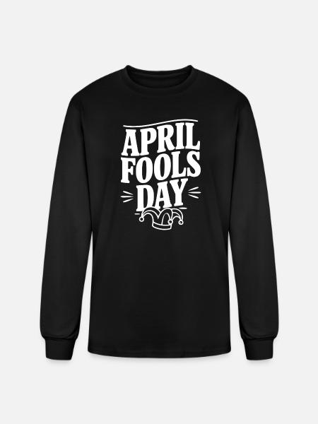 April Fools Day - Men's Long Sleeve T-Shirt - black