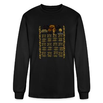 Royal - Men's Long Sleeve T-Shirt - black - Front