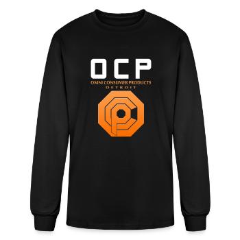 Omni Consumer Products 70s - Men's Long Sleeve T-Shirt - black - Front