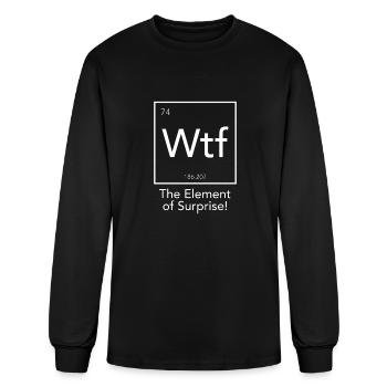 The Element of Surprise - Men's Long Sleeve T-Shirt - black - Front