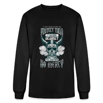 Nordic Mythology Asgard Paganism - Men's Long Sleeve T-Shirt - black - Front