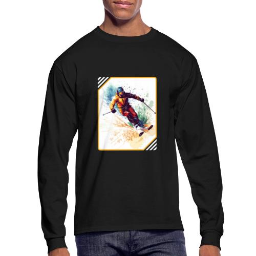 Winter Skiing Escape - Men's Long Sleeve T-Shirt