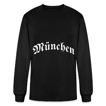 München - Munich - Germany - Men's Long Sleeve T-Shirt - black - Front