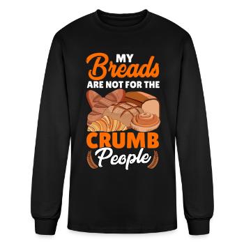 Bread Baking Bread Maker - Men's Long Sleeve T-Shirt - black - Front