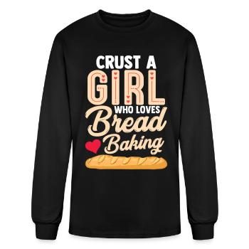 Bread Baking Bread Maker - Men's Long Sleeve T-Shirt - black - Front