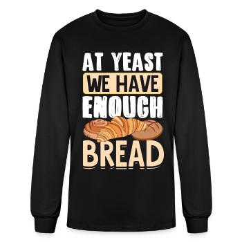 Bread Baking Bread Maker - Men's Long Sleeve T-Shirt - black - Front