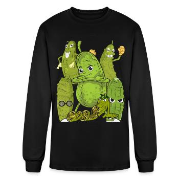 Cucumber - Men's Long Sleeve T-Shirt - black - Front