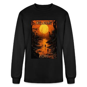 Welcome Home Swamp Zombies - Men's Long Sleeve T-Shirt - black - Front
