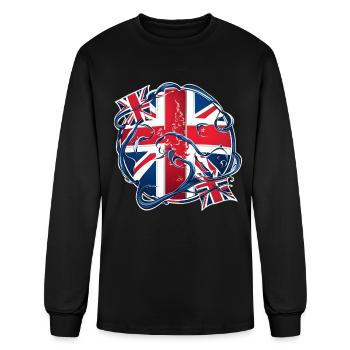 great britain - Men's Long Sleeve T-Shirt - black - Front