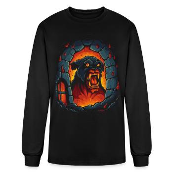 Hellhound: Dog of the Hell Dungeon - Men's Long Sleeve T-Shirt - black - Front