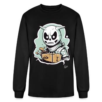 Skeleton Bunny Thief - Men's Long Sleeve T-Shirt - black - Front