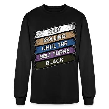 BJJ BLack Belt - Men's Long Sleeve T-Shirt - black - Front