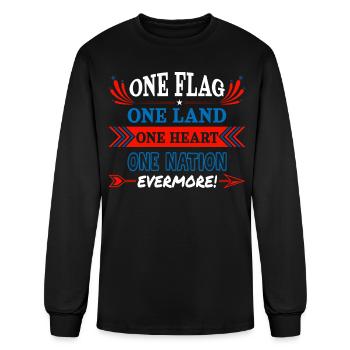 US Patriotic Quotes, Patriot, Patriots - Men's Long Sleeve T-Shirt - black - Front