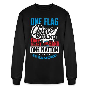 US Patriotic Quotes, Patriot, Patriots - Men's Long Sleeve T-Shirt - black - Front