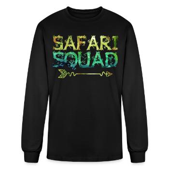 Safari Squad, Going on a safari - Men's Long Sleeve T-Shirt - black - Front