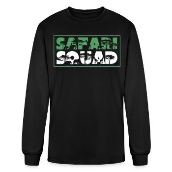 Safari Squad, Going on a safari - Men's Long Sleeve T-Shirt - black - Front