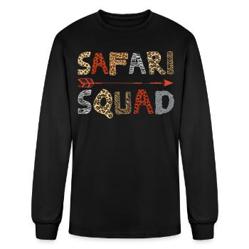 Safari Squad, Going on a safari - Men's Long Sleeve T-Shirt - black - Front