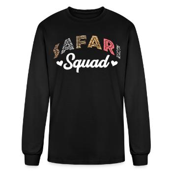 Safari Squad, Safari Vacation - Men's Long Sleeve T-Shirt - black - Front