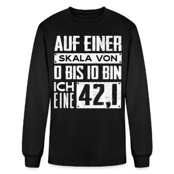 Marathoner, Marathon, RUnner, 26.2 - Men's Long Sleeve T-Shirt - black - Front