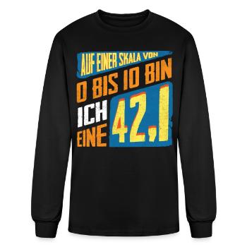 Marathoner, Marathon, RUnner, 26.2 - Men's Long Sleeve T-Shirt - black - Front
