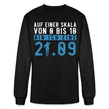 Half Marathon, Marathon, Runner - Men's Long Sleeve T-Shirt - black - Front