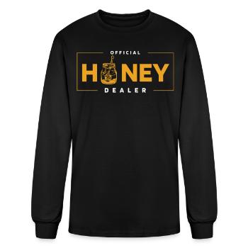 Honey dealer, Honey comp, - Men's Long Sleeve T-Shirt - black - Front