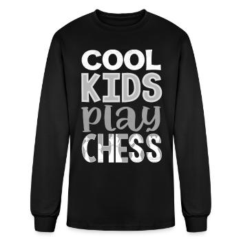 Chess, Chess Player, Chess Quote - Men's Long Sleeve T-Shirt - black - Front